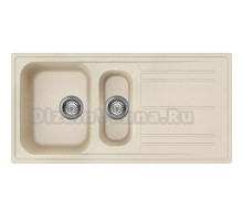 Мойка кухонная Smeg Rigae LZ102AV2 бежевая