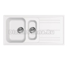 Мойка кухонная Smeg Rigae LZ102B белая