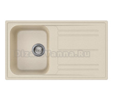 Мойка кухонная Smeg Rigae LZ861AV2 бежевая