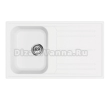 Мойка кухонная Smeg Rigae LZ861B белая