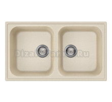 Мойка кухонная Smeg Rigae LZ862AV2 бежевая