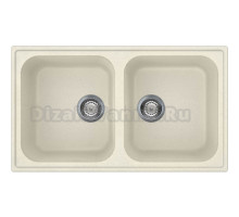 Мойка кухонная Smeg Rigae LZ862P кремовая