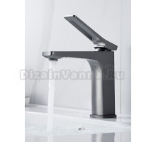 Смеситель для раковины Shevanik S4601T, оружейная сталь