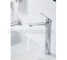 Смеситель для раковины высокий Shevanik S4211, хром