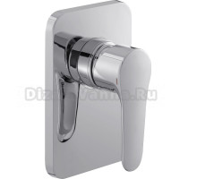 Встраиваемый смеситель для душа и ванны Jacob Delafon July E98702-CP С ВНУТРЕННЕЙ ЧАСТЬЮ, хром