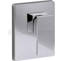 Встраиваемый смеситель для душа и ванны Jacob Delafon Strayt E98632-CP С ВНУТРЕННЕЙ ЧАСТЬЮ, хром