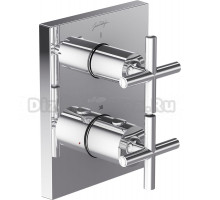 Термостатический смеситель встраиваемый Jacob Delafon Modulo E75388-CP С ВНУТРЕННЕЙ ЧАСТЬЮ, хром