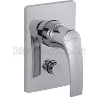 Встраиваемый смеситель для душа и ванны Jacob Delafon Symbol E98724-CP С ВНУТРЕННЕЙ ЧАСТЬЮ, хром