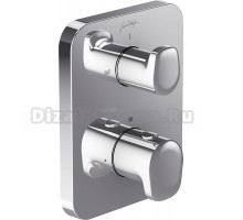 Термостатический смеситель встраиваемый Jacob Delafon Modulo E75389-CP С ВНУТРЕННЕЙ ЧАСТЬЮ, хром