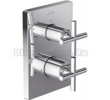 Термостатический смеситель встраиваемый Jacob Delafon Modulo E75395-CP С ВНУТРЕННЕЙ ЧАСТЬЮ, хром