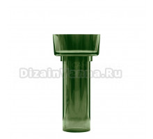 Раковина напольная Abber Kristall AT2702Emerald 45 глянцевая зеленая, круглая, моноблок