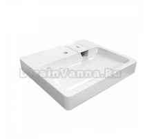 Раковина над стиральной машиной Maretti Katrina KA13SM27-844 59 глянцевая белая, прямоугольная