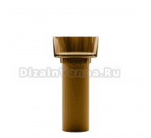 Раковина напольная Abber Kristall AT2702Vesuvian 45 глянцевая оливковая, круглая, моноблок