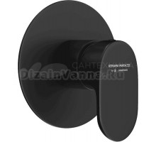 Встраиваемый смеситель для душа и ванны KERAMA MARAZZI Ole 69475EKM.01.093 С ВНУТРЕННЕЙ ЧАСТЬЮ, матовый черный