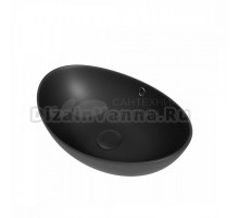 Накладная раковина Maretti Eleganza EN13NS48-560 59 матовая черная, овальная