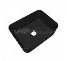 Накладная раковина Maretti Umbria UM13NS42-560 матовая черная, прямоугольная