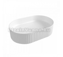 Накладная раковина Maretti Renata RE13PD50-844 50 глянцевая белая, овальная