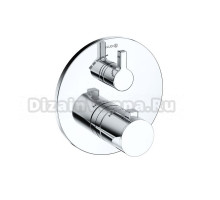 Термостатический смеситель встраиваемый Kludi Nova Fonte 208850515 С ВНУТРЕННЕЙ ЧАСТЬЮ, хром