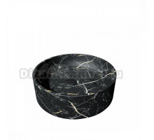 Накладная раковина Maretti Elena EA13NS44-560MR черный мрамор, круглая
