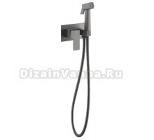 Гигиенический душ BELZ B808 B55808-3 со смесителем, С ВНУТРЕННЕЙ ЧАСТЬЮ, оружейная сталь