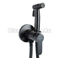 Гигиенический душ BOND Smart B63-1188 со смесителем, С ВНУТРЕННЕЙ ЧАСТЬЮ, матовый черный
