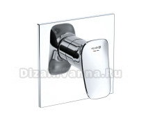 Встраиваемый смеситель для душа и ванны Kludi Ambienta 537550575 С ВНУТРЕННЕЙ ЧАСТЬЮ, хром