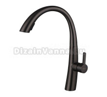 Смеситель для кухни Melodia della vita Perfetto MDV30207gn оружейная сталь