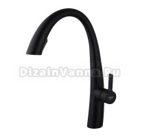 Смеситель для кухни Melodia della vita Perfetto MDV30207bk черный матовый