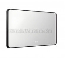 Зеркало в ванную с подсветкой Esbano ES-3311KD 100x70 см для ванной комнаты прямоугольное, со встроенной LED подсветкой с регулировкой цветовой температуры, с подогревом полотна (антизапотеванием), с сенсорным выключателем