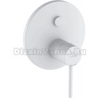 Встраиваемый смеситель для душа и ванны Kludi Bozz 386595376 С ВНУТРЕННЕЙ ЧАСТЬЮ, матовый белый