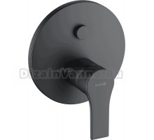 Встраиваемый смеситель для душа и ванны Kludi Zenta SL 486593965 С ВНУТРЕННЕЙ ЧАСТЬЮ, матовый черный