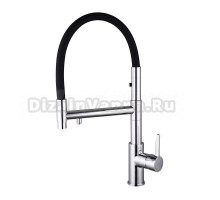 Смеситель для кухни Melodia della vita Perfetto MDV30209 черный, хром