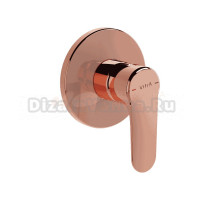 Встраиваемый смеситель для душа и ванны VitrA Root Round A4272829EXP С ВНУТРЕННЕЙ ЧАСТЬЮ, медный
