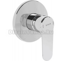 Встраиваемый смеситель для душа и ванны VitrA Root Round A42728EXP С ВНУТРЕННЕЙ ЧАСТЬЮ, хром
