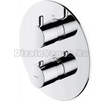 Термостатический смеситель встраиваемый Omnires Y Y1236ROCR С ВНУТРЕННЕЙ ЧАСТЬЮ, хром