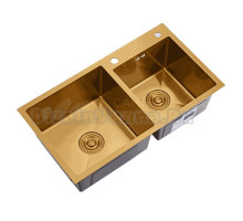 Кухонная мойка Splenka S706.7843.03, золотой сатин