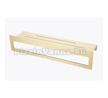 Полка с держателем полотенец Raglo R340.04.03, золотой сатин