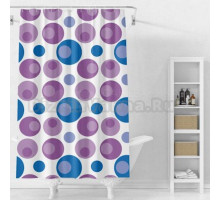 Штора для ванной комнаты Splenka S381.1802, фиолетовый/синий