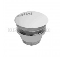 Донный клапан для раковины Salini D 601 без перелива, глянцевый белый