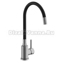 Смеситель для кухни BELZ B809 B73809-1 с гибким изливом, сатин