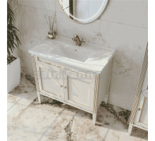 Тумба с раковиной Caprigo Albion 90 напольная, светлый беж