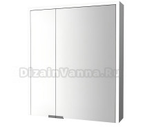 Зеркальный шкаф Esbano ES-5006 60 (20+40)х70 см для ванной с инфракрасным выключателем, с LED-подсветкой корпуса и внутренней подсветкой, с встроенной розеткой, с двумя дверками