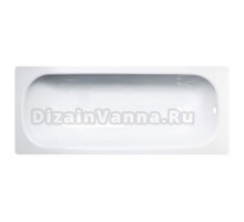 Стальная ванна Alcora Donna Vanna 170x70 см, пристенная, белая, на ножках, с шумоизоляцией