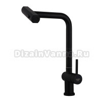 Смеситель для кухни Melodia della vita Perfetto MDV30208bk черный матовый