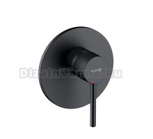 Встраиваемый смеситель для душа и ванны Kludi Bozz 387553976 С ВНУТРЕННЕЙ ЧАСТЬЮ, черный матовый