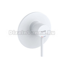 Встраиваемый смеситель для душа и ванны Kludi Bozz 387555376 С ВНУТРЕННЕЙ ЧАСТЬЮ, белый матовый