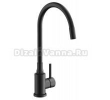 Смеситель для кухни BELZ B810 B73810-7 с гибким изливом, черный