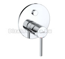 Встраиваемый смеситель для душа и ванны Kludi Bozz 387590576 С ВНУТРЕННЕЙ ЧАСТЬЮ, хром