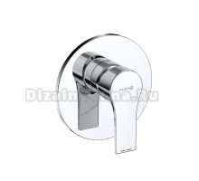 Встраиваемый смеситель для душа и ванны Kludi Zenta SL 487550565 С ВНУТРЕННЕЙ ЧАСТЬЮ, хром