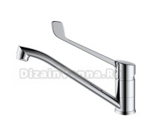 Смеситель для раковины с хирургической ручкой  Splenka S08.42, хром